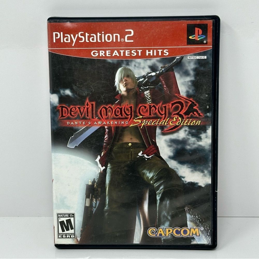 Devil May Cry 3 Dante's Awakening  PS2 Complete CIB Black Label Tested